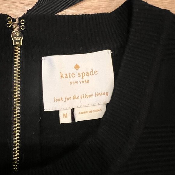 Kate Spade New York textured stripe sheath dress in Black Size - Medium - Picture 6 of 12